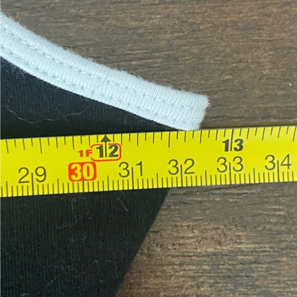 Garage Black Cropped Tank White Accents XS - Picture 4 of 9